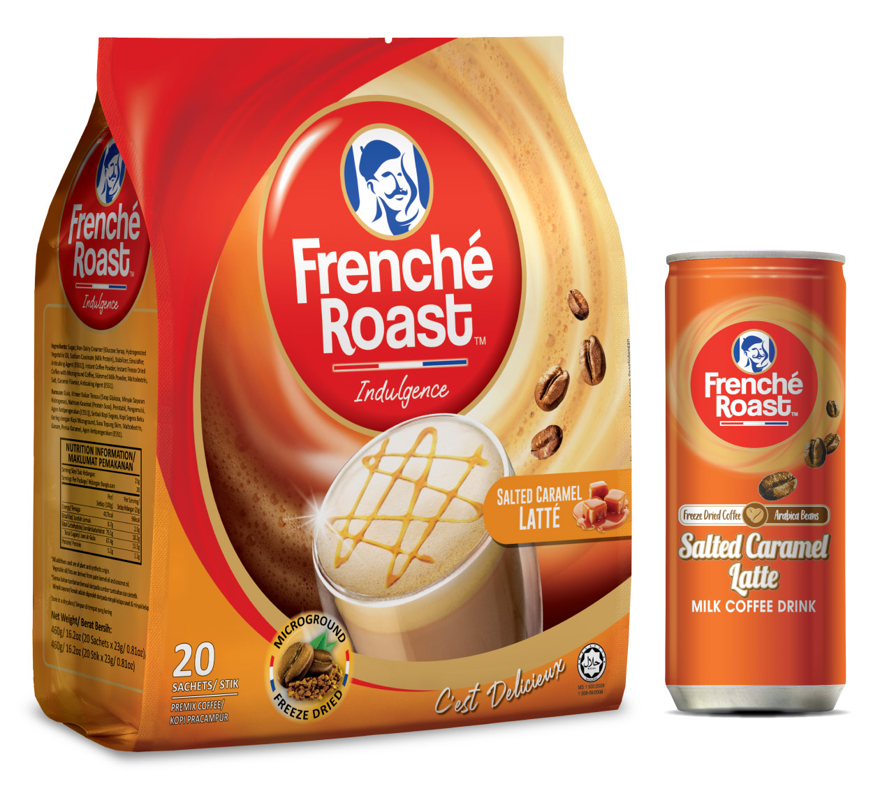 Salted Caramel Latte Frenché Roast